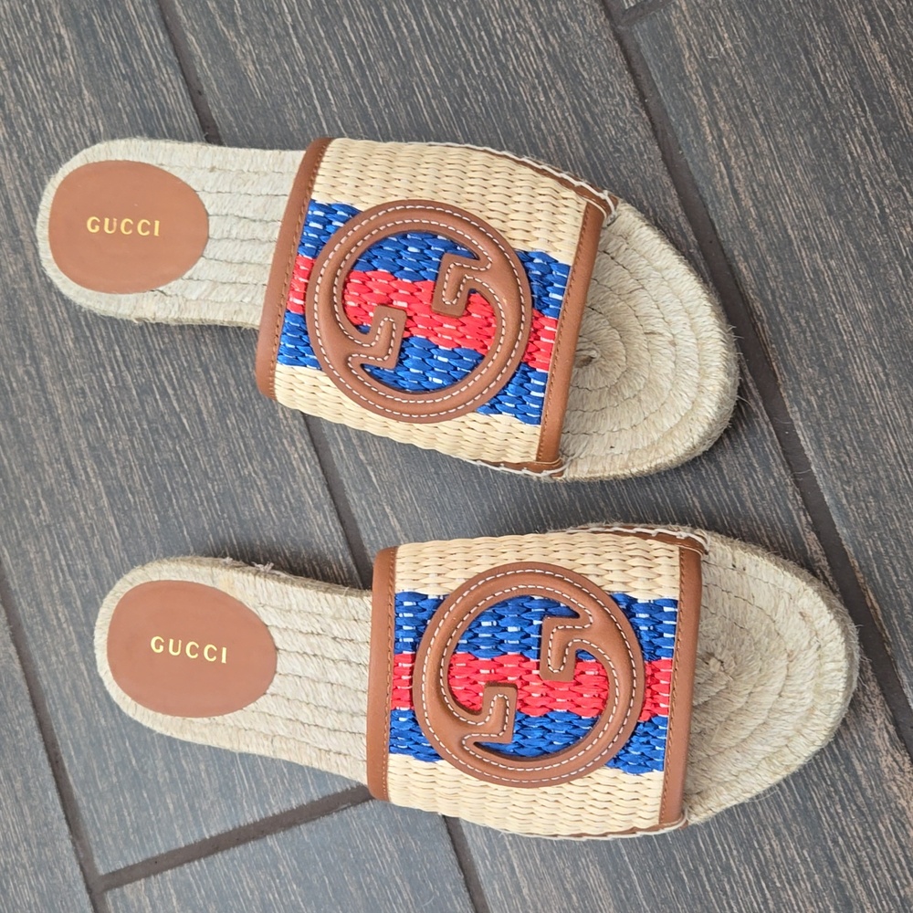 Espadrille slides